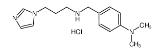 {4-[(3-Imidazol-1-yl-propylamino)-methyl]-phenyl}-dimethyl-amine hydrochloride