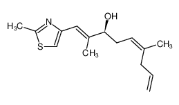 477527-55-2 (3S)(1E,5Z)-2,6-dimethyl-1-(2-methyl(1,3-thiazol-4-yl))nona-1,5,8-trien-3-ol