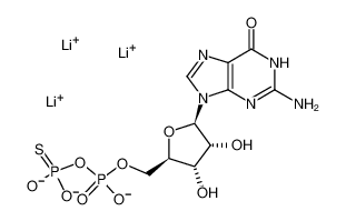 71783-24-9 structure, C10H12Li3N5O10P2S