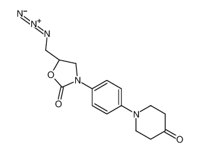 (5R)-5-(azidomethyl)-3-[4-(4-oxopiperidin-1-yl)phenyl]-1,3-oxazolidin-2-one 648920-52-9