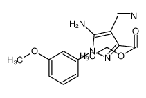 Ethyl 5-amino-4-cyano-1-(3-methoxyphenyl)pyrazole-3-carboxylate 1150164-14-9