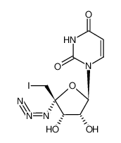 139419-04-8 structure, C9H10IN5O5