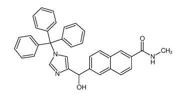 6-[hydroxy(1-trityl-1H-imidazol-4-yl)methyl]-N-methyl-2-naphthamide 566200-96-2