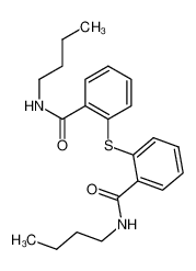 N-butyl-2-[2-(butylcarbamoyl)phenyl]sulfanylbenzamide 34145-26-1