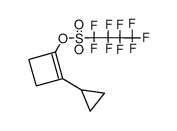 83961-10-8 spectrum, 2-cyclopropyl-1-cyclobutenyl nonaflate