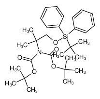 500143-63-5 spectrum, di(tert-butyl) 2-{[tert-butyl(diphenyl)silyl]oxy}-1,1-dimethylethylimidodicarbonate