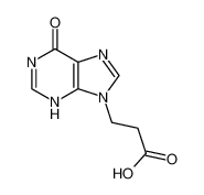 3-(6-oxo-3H-purin-9-yl)propanoic acid 34397-00-7