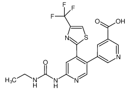 1031430-50-8 structure, C18H14F3N5O3S