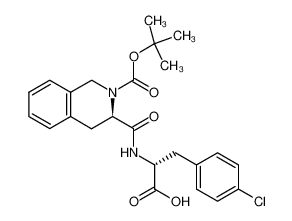 (N-tert-butoxycarbonyl-D-1,2,3,4-tetrahydroisoquinoline-3-carbonyl)-4-chloro-D-phenylalanine 252008-71-2