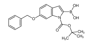 6-苄氧基-1-Boc-吲哚-2-硼酸