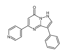 89819-57-8 3-phenyl-5-pyridin-4-yl-1H-pyrazolo[1,5-a]pyrimidin-7-one