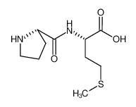 (2S)-4-methylsulfanyl-2-[[(2S)-pyrrolidine-2-carbonyl]amino]butanoic acid 52899-08-8