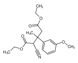 117822-02-3 spectrum, 1-Cyano-2-(3-methoxyphenyl)-2-methyl-1,3-propandicarbonsaeurediethylester