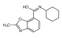 N-Cyclohexyl-2-methyl-1,3-benzoxazole-7-carboxamide 524038-21-9