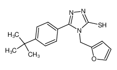 261946-00-3 structure, C17H19N3OS