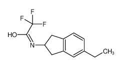 601487-88-1 spectrum, N-(5-ethyl-2,3-dihydro-1H-inden-2-yl)-2,2,2-trifluoroacetamide