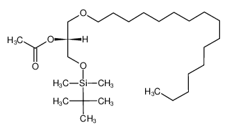 122921-65-7 1-O-hexadecyl-2-acetyl-3-O-tert-butyldimethylsilyl-sn-glycerol