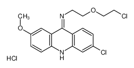 6-氯-N-[2-(2-氯乙氧基)乙基]-2-甲氧基-9-吖啶胺单盐酸盐