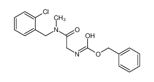 benzyl N-[2-[(2-chlorophenyl)methyl-methylamino]-2-oxoethyl]carbamate 1417793-86-2