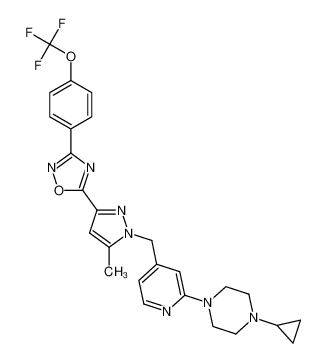 1227158-85-1 structure, C26H26F3N7O2