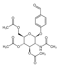 4'-FORMYLPHENYL 2-ACETAMIDO-3,4,6-TRI-O-ACETYL-2-DEOXY-β-D-GLUCOPYRANOSIDE 70622-68-3