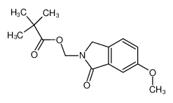 (5-methoxy-3-oxo-1H-isoindol-2-yl)methyl 2,2-dimethylpropanoate 944718-09-6