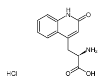 137433-09-1 (-)-2-amino-3-<2(1H)-quinolinon-4-yl>propionic acid hydrochloride