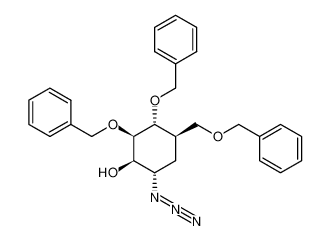 166376-48-3 (1R,2R,3R,4S,6R)-4-Azido-1,2-di-O-benzyl-6-<(benzyloxy)methyl>-1,2,3-cyclohexanetriol