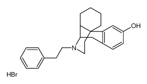 17-(2-Phenylethyl)morphinan-3-ol hydrobromide (1:1) 63903-47-9