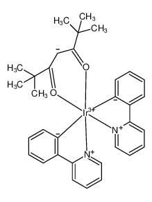 1171009-96-3 structure, C33H37IrN2O2++