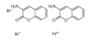 76294-98-9 structure, C18H14Br2N2O4Pt