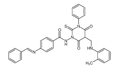 131528-71-7 structure, C32H27N5O3S