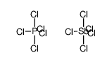 16551-08-9 structure, Cl10PSb