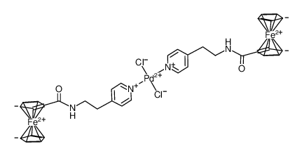 178970-07-5 structure, C36H18Cl2Fe2N4O2Pd++