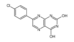 64804-84-8 7-(4-chlorophenyl)-1H-pteridine-2,4-dione