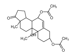 [(3S,7R,8R,9R,10S,13S,14S)-7-acetyloxy-9-hydroxy-10,13-dimethyl-17-oxo-2,3,4,7,8,11,12,14,15,16-decahydro-1H-cyclopenta[a]phenanthren-3-yl] acetate 165281-43-6