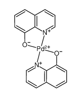 23110-55-6 structure, C18H12N2O2Pd++