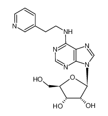 (2R,3S,4R,5R)-2-Hydroxymethyl-5-[6-(2-pyridin-3-yl-ethylamino)-purin-9-yl]-tetrahydro-furan-3,4-diol