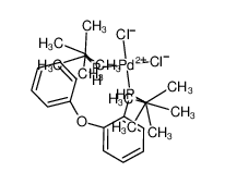 878293-71-1 structure, C26H42Cl2OP2Pd