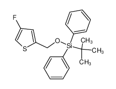 1007388-26-2 tert-butyl((4-fluorothiophen-2-yl)methoxy)diphenylsilane