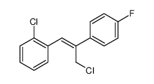 1-chloro-2-[3-chloro-2-(4-fluorophenyl)prop-1-enyl]benzene 133001-05-5
