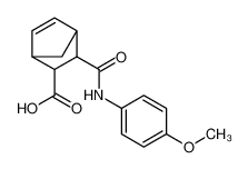 2-[(4-methoxyphenyl)carbamoyl]bicyclo[2.2.1]hept-5-ene-3-carboxylic acid