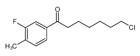 7-chloro-1-(3-fluoro-4-methylphenyl)heptan-1-one 898761-33-6