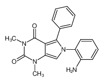 6-(2-aminophenyl)-1,3-dimethyl-5-phenyl-1H-pyrrolo[3,4-d]pyrimidine-2,4(3H,6H)-dione 433971-83-6