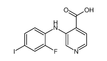 3-(2-fluoro-4-iodoanilino)pyridine-4-carboxylic acid 885588-03-4