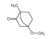 3907-11-7 spectrum, 1-Methoxy-4-methyl-bicyclo(2.2.2)octanon-(3)