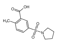 2-Methyl-5-(pyrrolidine-1-sulfonyl)-benzoic acid 353467-90-0