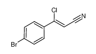 3-(4-bromophenyl)-3-chloroprop-2-enenitrile 78583-87-6