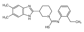 606089-31-0 structure, C23H28N4S