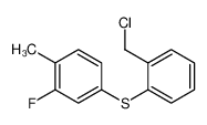 64359-36-0 structure, C14H12ClFS